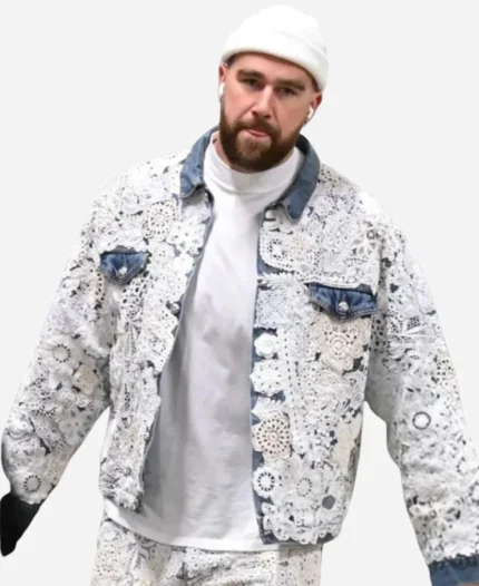 Travis Kelce Poetic Lust Denim Jacket