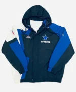 Vintage 90s Dallas Cowboys Apex One Jimmy Johnson Jacket For Sale