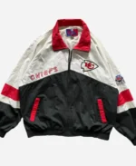 Vintage KC Chiefs Embroidered Spellout Proplayer Windbreaker Jacket