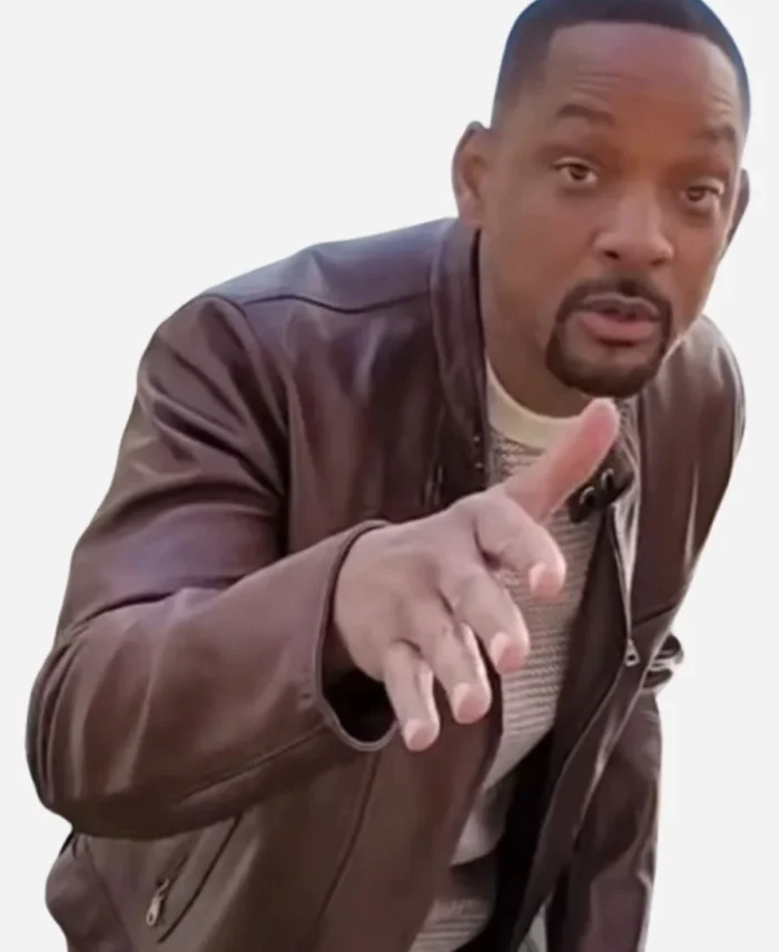 Bad Boys Ride or Die Will Smith Brown Leather Jacket