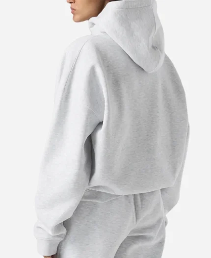  YOGA Melange Grey Pullover Hoodie For Unisex