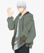 A Sign of Affection Itsuomi Nagi Green Hooded Zipper Jacket