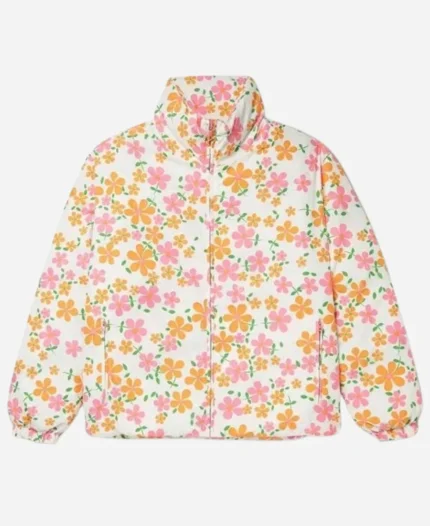 Access Hollywood Benny Blanco Reversible Floral Print Jacket For Sale