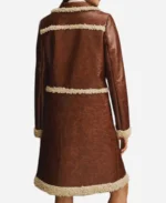 Ambyr Michelle Beyond The Gates 2025 Brown Leather Coat