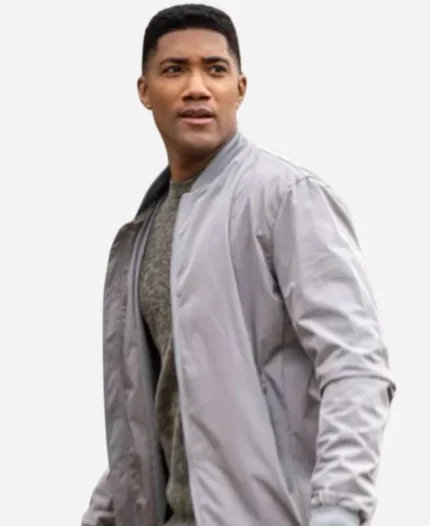 Andre Raines Grey Bomber Jacket