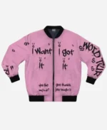 Ariana Grande World Tour Album Thank You Next Bomber Jacket For Sale