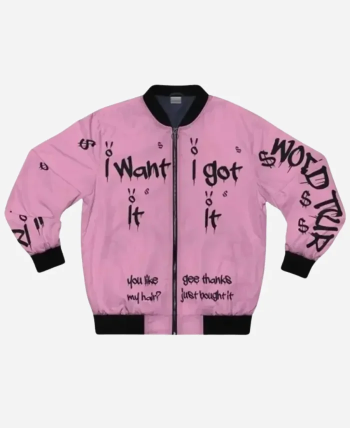 Ariana Grande World Tour Album Thank You Next Bomber Jacket For Sale