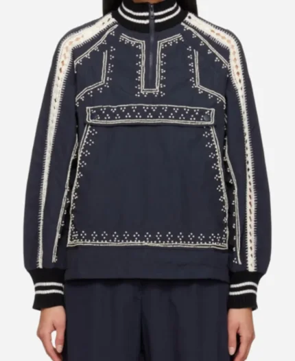 Chae Soo-Bin Tv Series When The Phone Rings 2025 Hong Hui-joo Blue Windbreaker Jacket