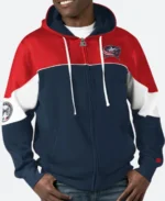 Columbus Blue Hooded Jacket