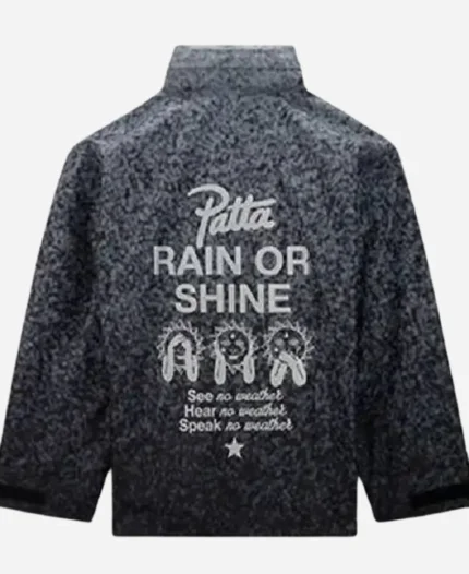 Converse x Patta Rain Or Shine Grey Jacket For Sale