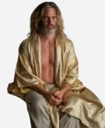 Darren Barrenman Movie Poolman 2024 Chris Pine Golden Robe
