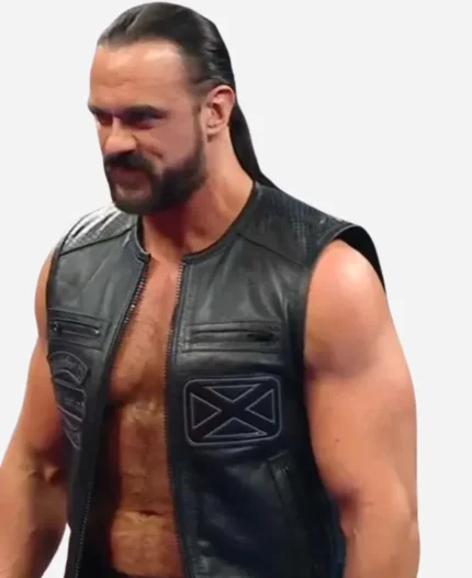 Drew Mcintyre Leather Vest