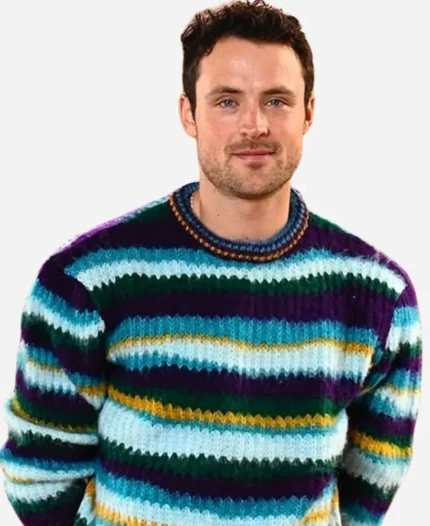 Dylan Efron Blue Striped Sweater