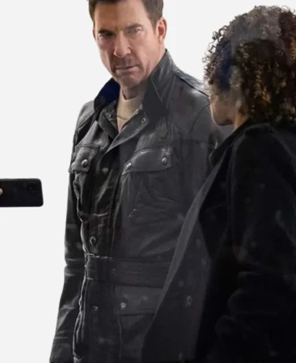 FBI Most Wanted S06 Dylan McDermott Black Leather Jacket