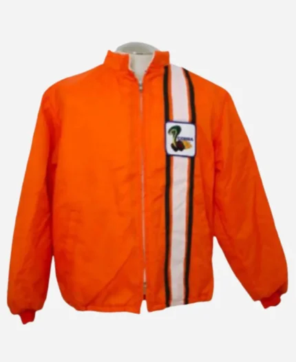 Ford Mustang Cobra Shelby Orange Striped Jacket