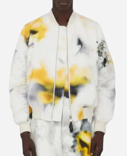 Good Morning America Jermaine Dupri Tie Dye White Bomber Jacket