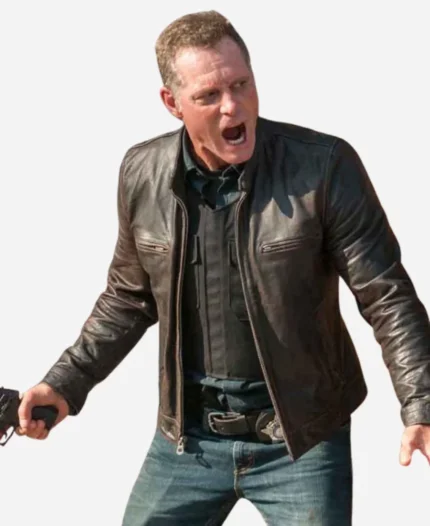 Hank Voight Brown Leather Jacket