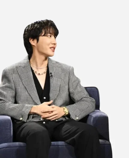 J-Hope Tonight Show Plaid Blazer