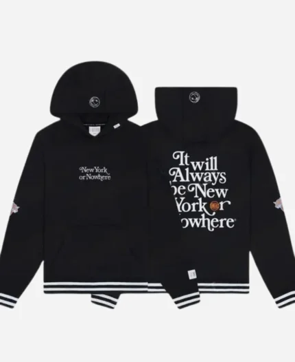 Jalen Brunson New York Or Nowhere Black Pullover Hoodie