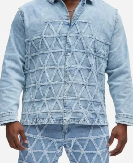 Jawn Murray Sherri 2025 Light Blue Wash Denim Shirt