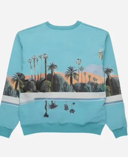 John Legend Kismet Blue Printed Sweatshirt For Sale