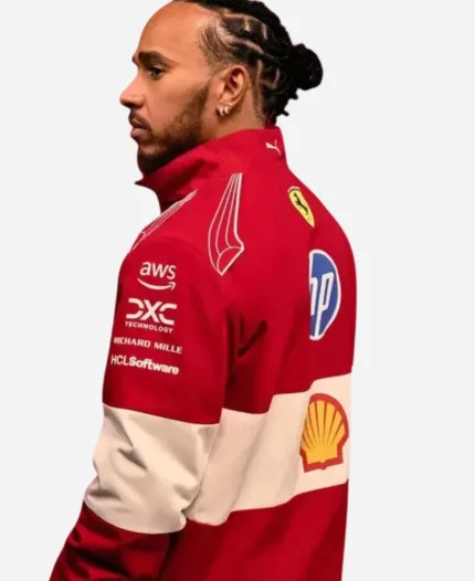 Lewis Hamilton Scuderia Ferrari F1 PUMA 2025 Team Racing Jacket