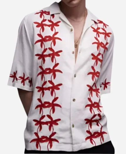 Love Island Aftersun Season 11 Sam Thompson Red Floral Shirt For Sale
