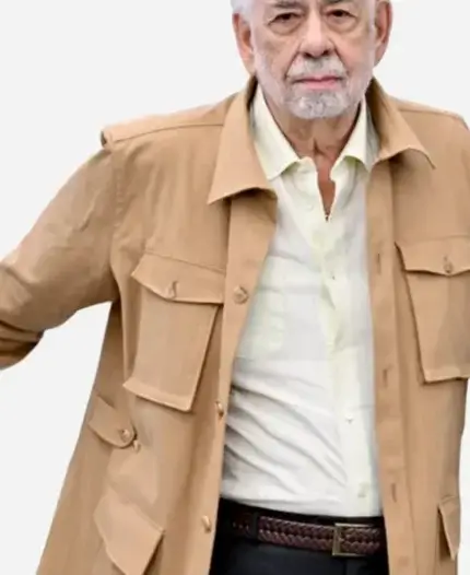 Megalopolis 2024 Film Writer Francis Ford Coppola Brown Cotton Jacket