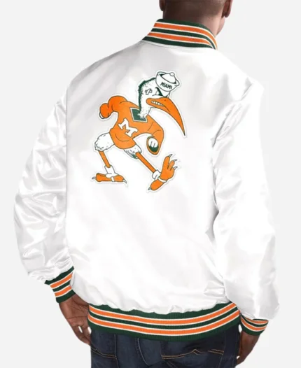 Miami Hurricanes Starter Bomber Jacket