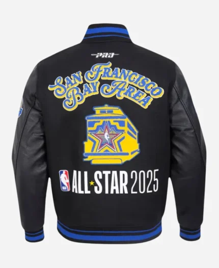 NBA All Star Game 2025 X San Francisco Bay Area Black Jacket