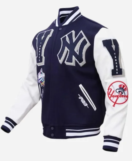 NY Yankees Mash Up Letterman Jacket