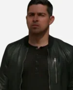 Ncis Wilmer Valderrama Leather Bomber Jacket