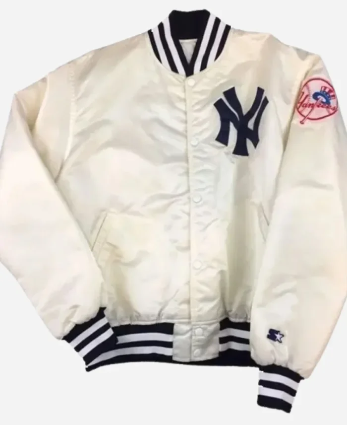 New York Yankees 90s Satin Bomber Jacket