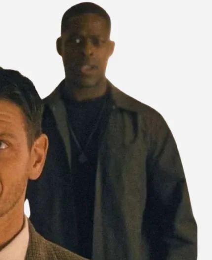 Paradise S01 Sterling K. Brown Grey Cotton Jacket