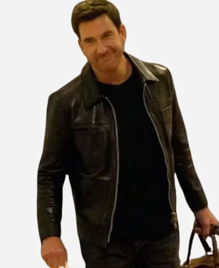 Remy Scott FBI Most Wanted Dylan Mcdermott Black Leather Jacket For Sale