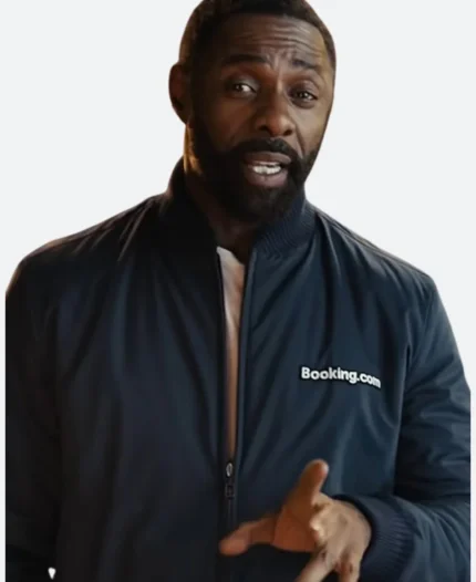 Super Bowl 2022 Halftime Show Idris Elba Navy Blue Bomber Jacket For Sale