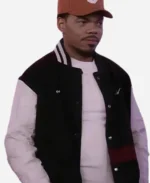 The Voice Season 25 Chance the Rapper Black Bomber Jacket For Sale