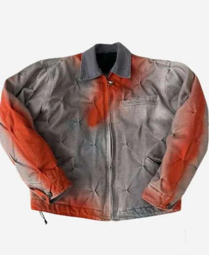 The Voice Season 25 Chance the Rapper Grey and Red Denim Jacket