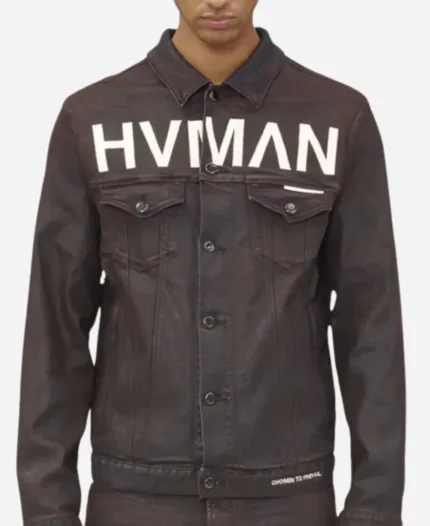 The Voice Season 25 Chance the Rapper HVMAN Print Denim Jacket