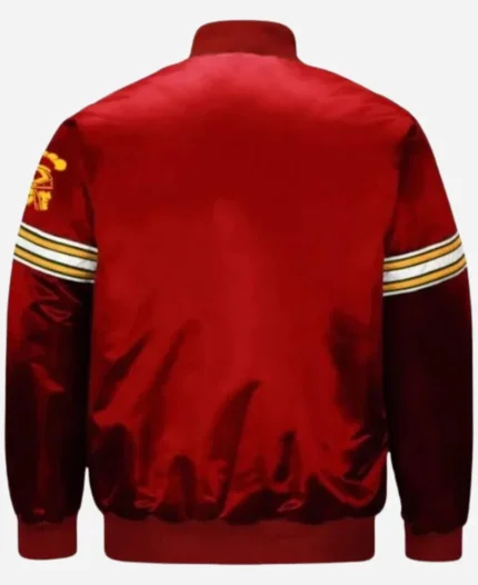 USC Trojans Satin Bomber Jacket