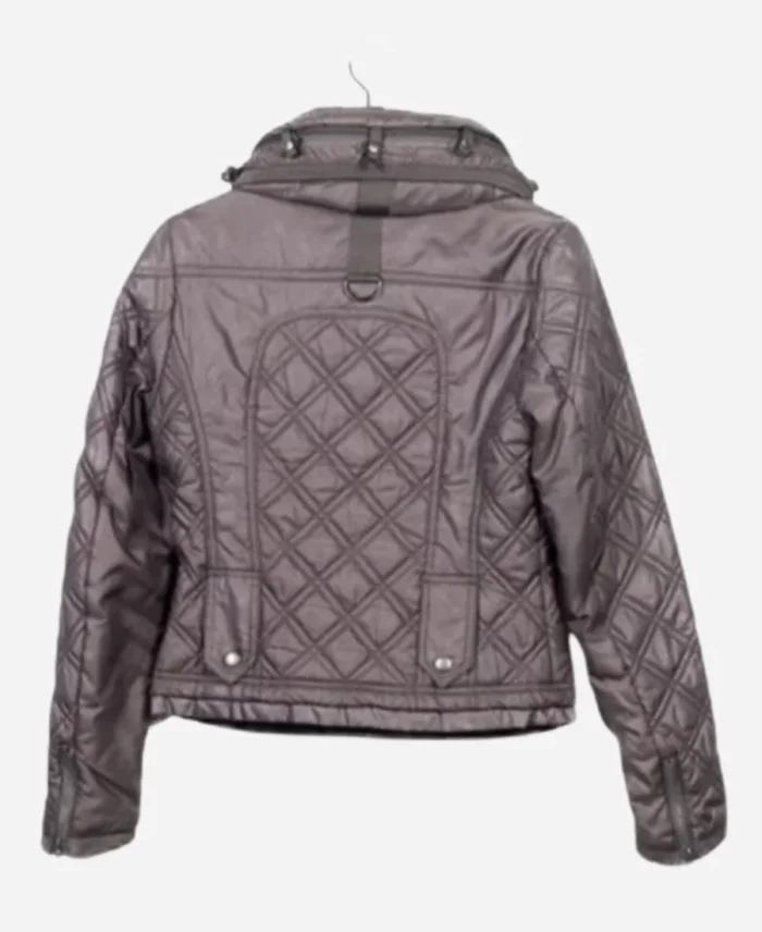 Vanessa Scalera My Family S1 Grey Quilted Jacket