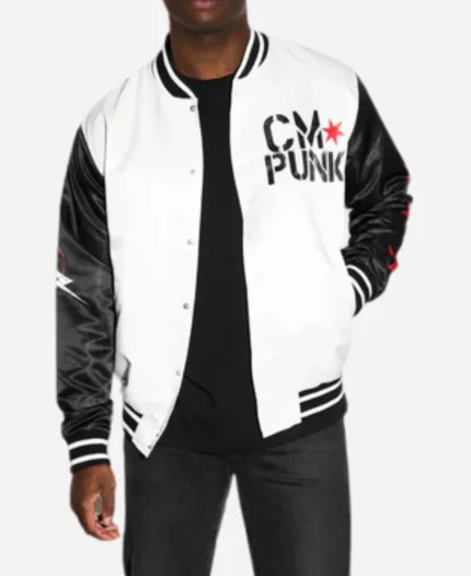 WWE CM Punk Varsity Jacket