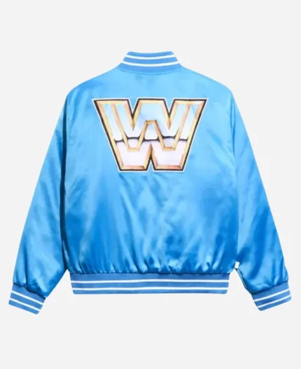 WWE OG Legends Blue Satin Jacket For Unisex