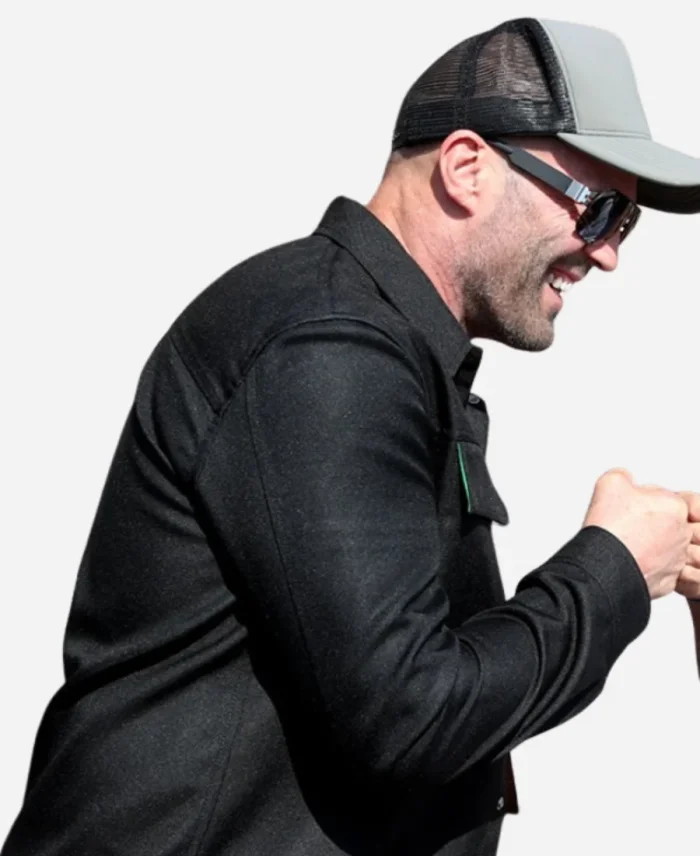 2023 F1 Abu Dhabi Grand Prix Jason Statham Black Jacket