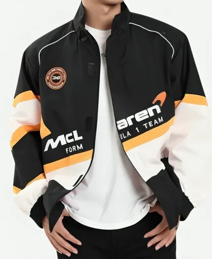 McLaren 2024 Formula 1 Black Racing Jacket - Jacket Era
