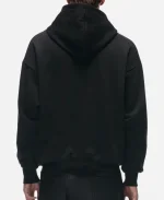 6PM Oversized Black Pullover Hoodie For Sale