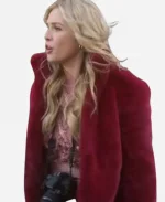 A Very Charming Christmas Town Aubrey Lang Fur Jacket