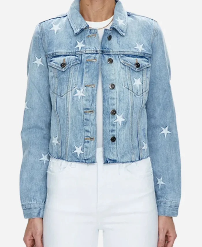 AEW Dynamite 2024 Melissa Cervantes Star Denim Jacket