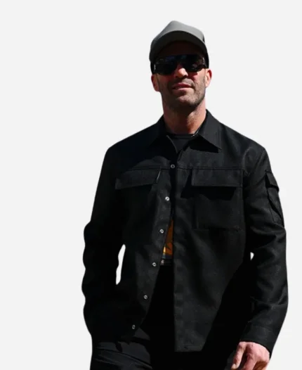 Abu Dhabi Grand Prix Jason Statham F1 Black Jacket