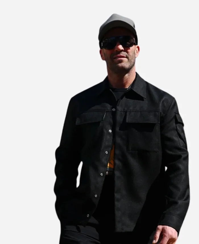 Abu Dhabi Grand Prix Jason Statham F1 Black Jacket